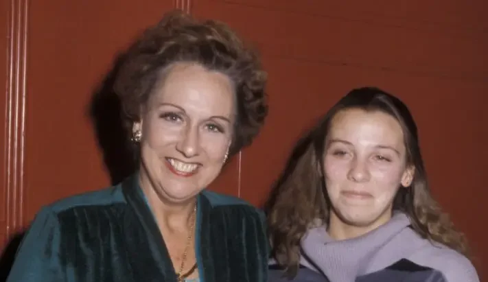 Pamela Putch (right) with her stepmother, Jean Stapleton (left)